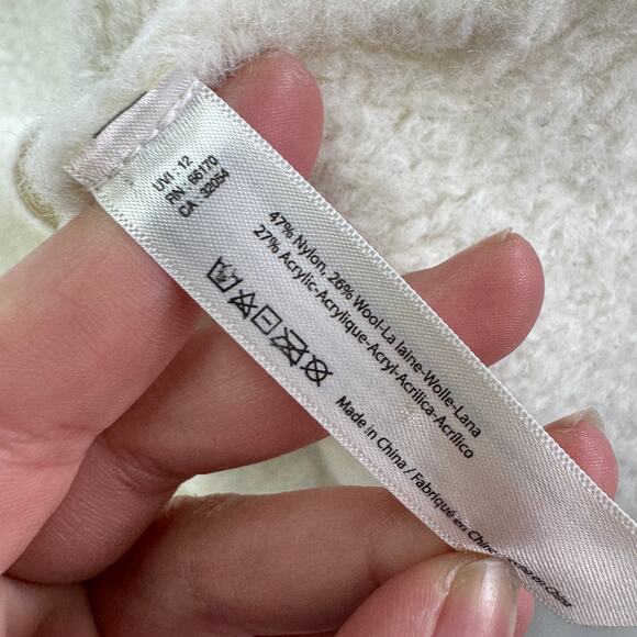 Free People Sweater Womens X Small‎ Small White Button Shawl Collar - Picture 5 of 8